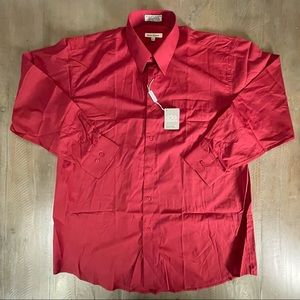 Daniel Elissa burgundy dress shirt 17.5/34-35